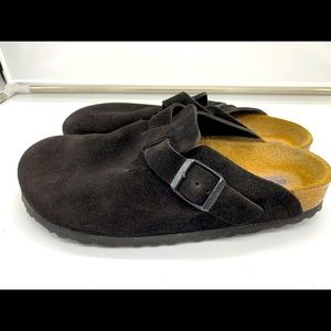 Birkenstock Black Suede clog 39